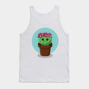 Kawaii cactus Tank Top